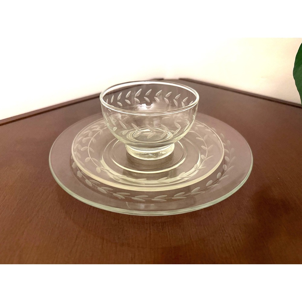 Vintage Anchor Hocking Laurel Dinnerware Set